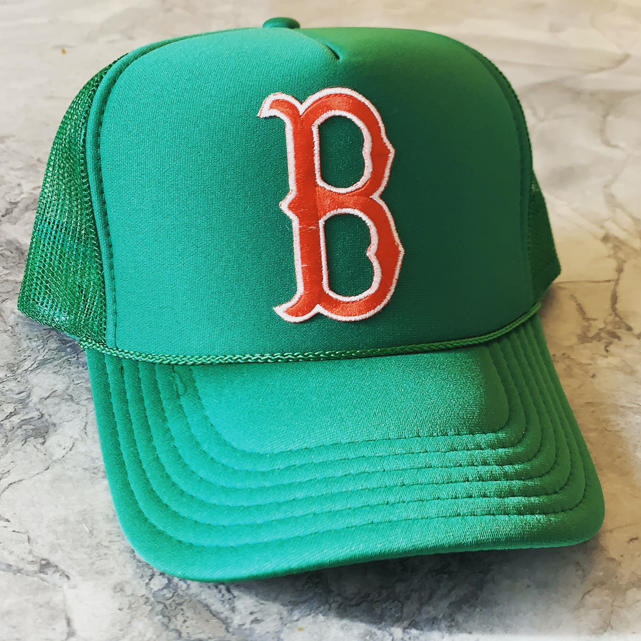 Custom Boston Red Sox Trucker Hat