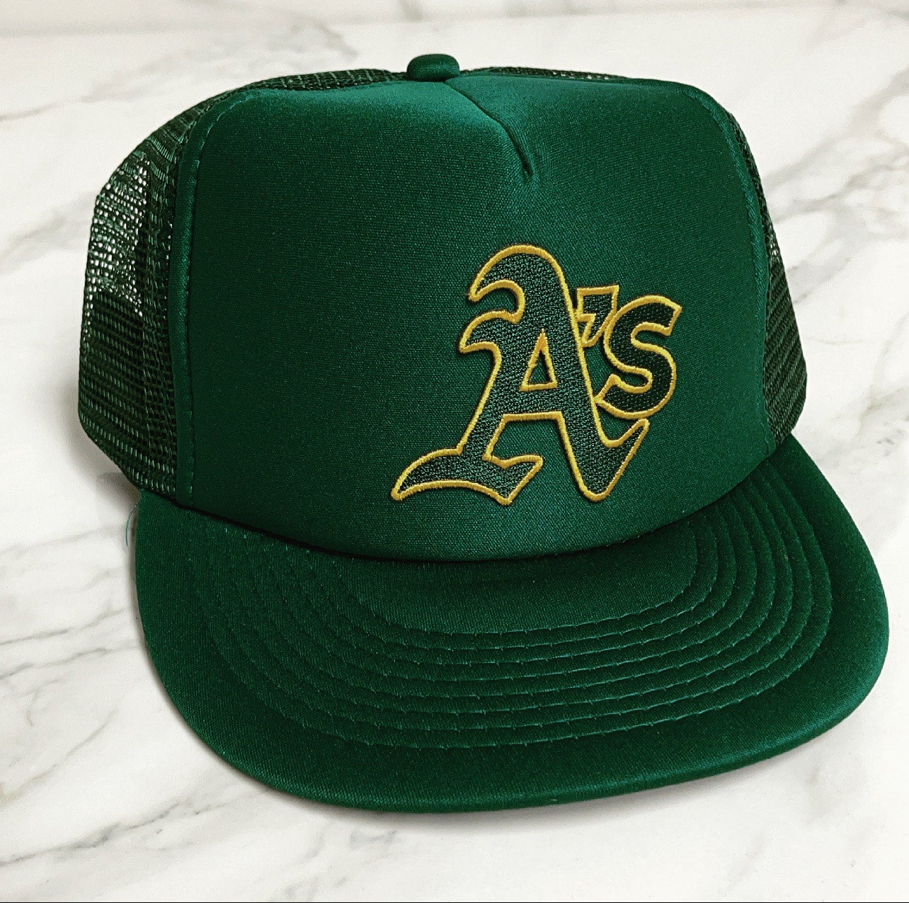 Custom Oakland Athletics Trucker Hat