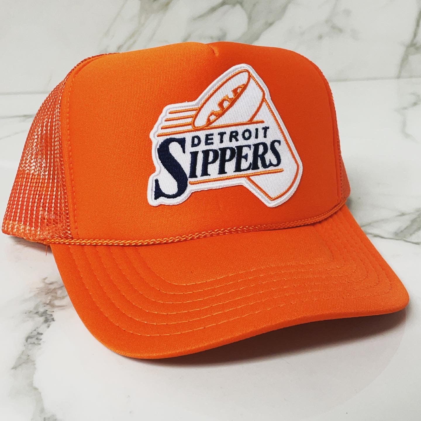 Custom Detroit Sippers Trucker Hat