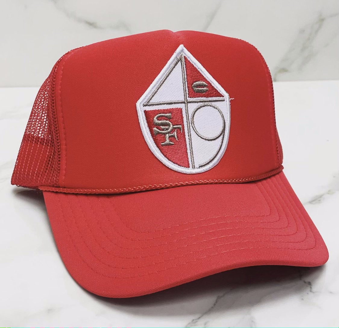 Customizable Vintage 49ers Trucker Hat